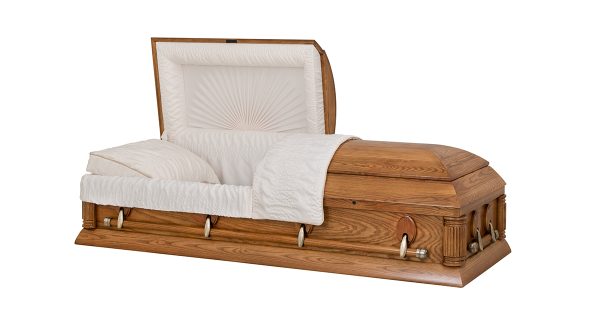 Cercueil - Frêne - Grain ouvert - Medium foncé
