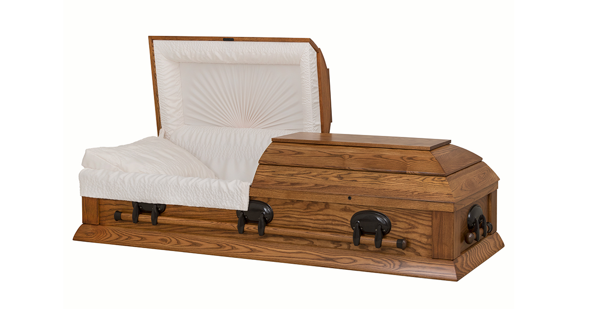 Cercueil - Frêne - Grain ouvert - Medium foncé